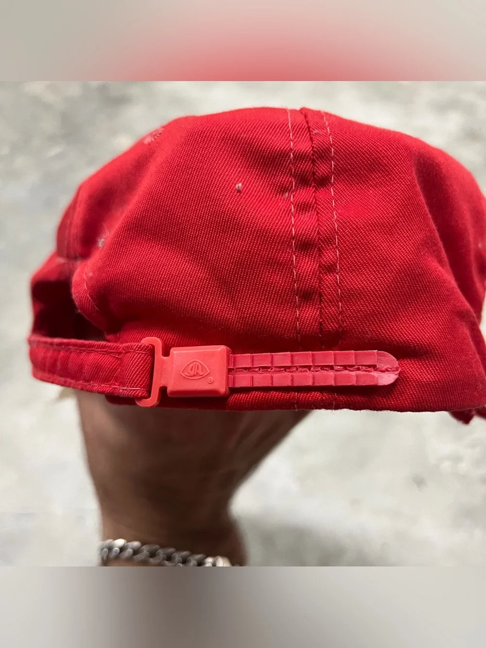Vintage 80s Everybody Duck Golf Hat Red Foam Rope Trucker Cap Yupoong Korea